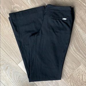 EXPRESS Editor Black Pinstripe Dress Pants, size 0